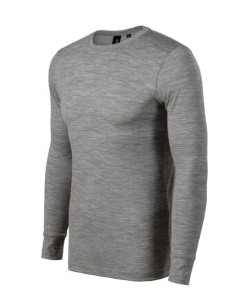Merino Rise LS - 12 - Тъмносив меланж - C