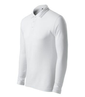 Pique Polo LS - 00 - Бял - C