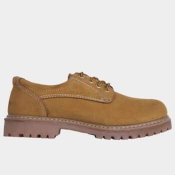 Обувки от набук BK FARMER LOW BEIGE