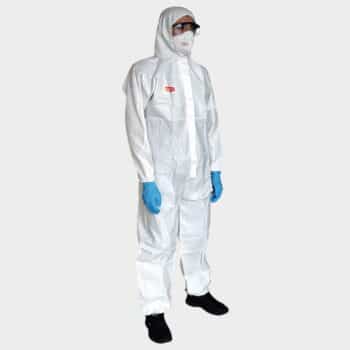 Защитен гащеризон с качулка COVERALL WHITE TYPE 5, 6
