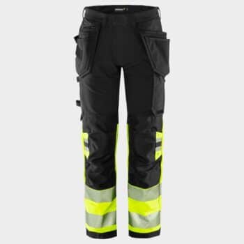 Работен панталон FRISTADS CRAFTSMAN HV YELLOW/BLACK