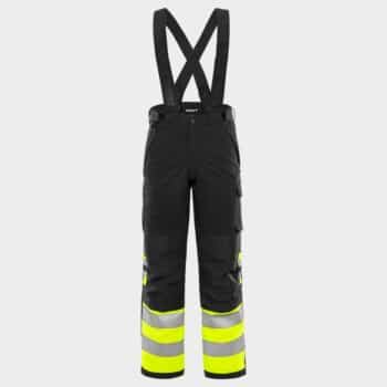 Работен панталон FRISTADS HV WINTER YELLOW/BLACK