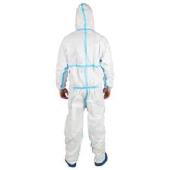 Защитен гащеризон с качулка COVERALL WHITE 2.0 PNG TYPE 3, 4